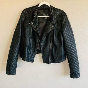 Bethany Mots Faux Leather Moto Jacket